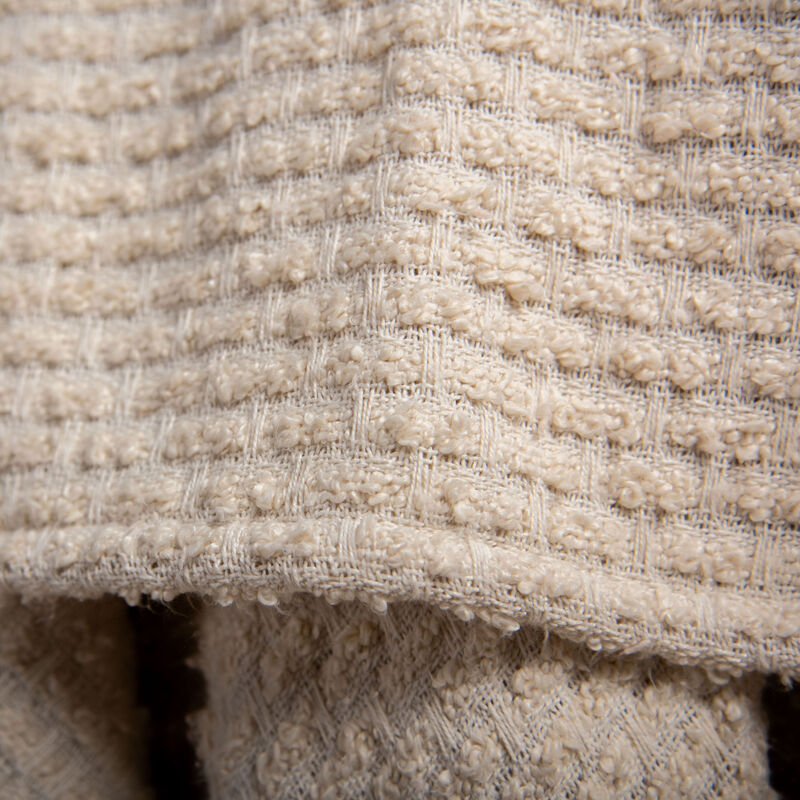Cream 50" x 60" Throw Blanket