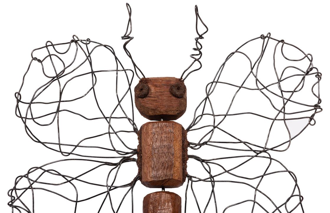 Wire Wing Butterfly Small Wall Art