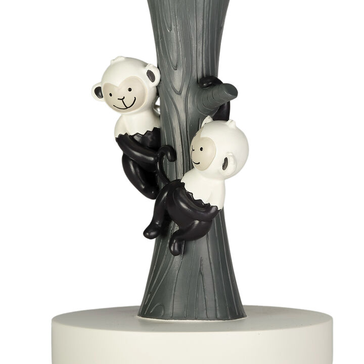 Lambs & Ivy Jungle Party Tree with Monkeys Lamp with Shade & Bulb