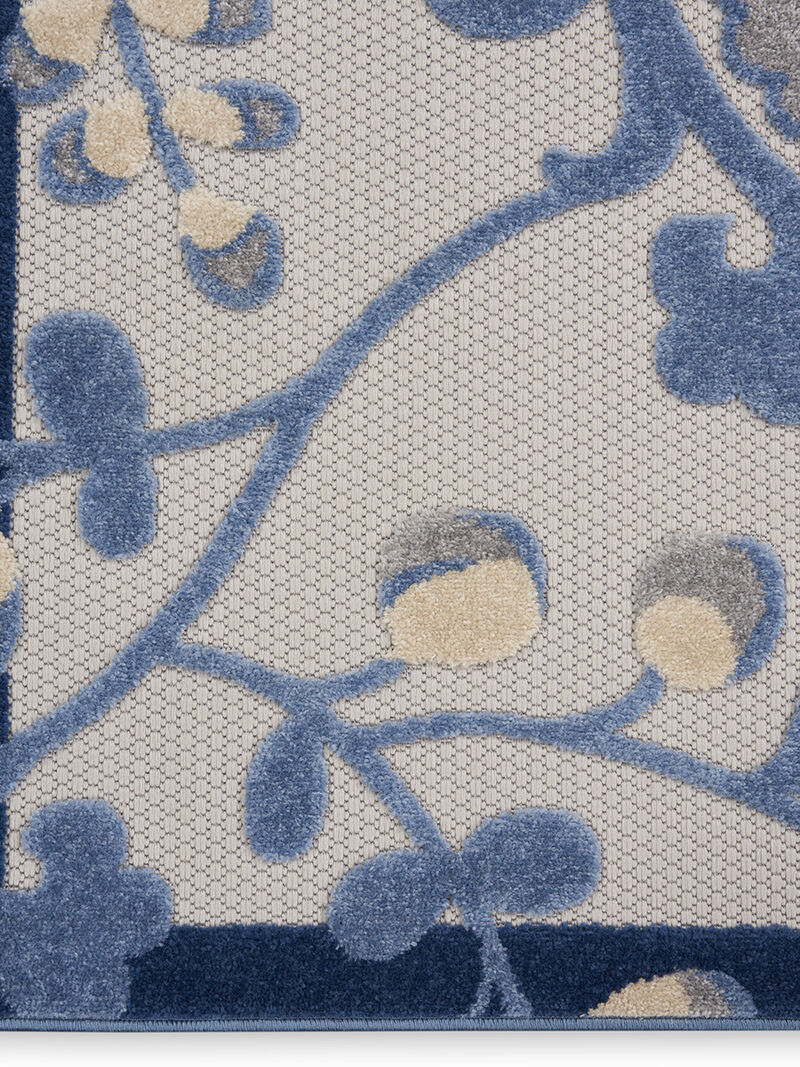 Aloha ALH17 Blue/Gray 6' x 9' Rug