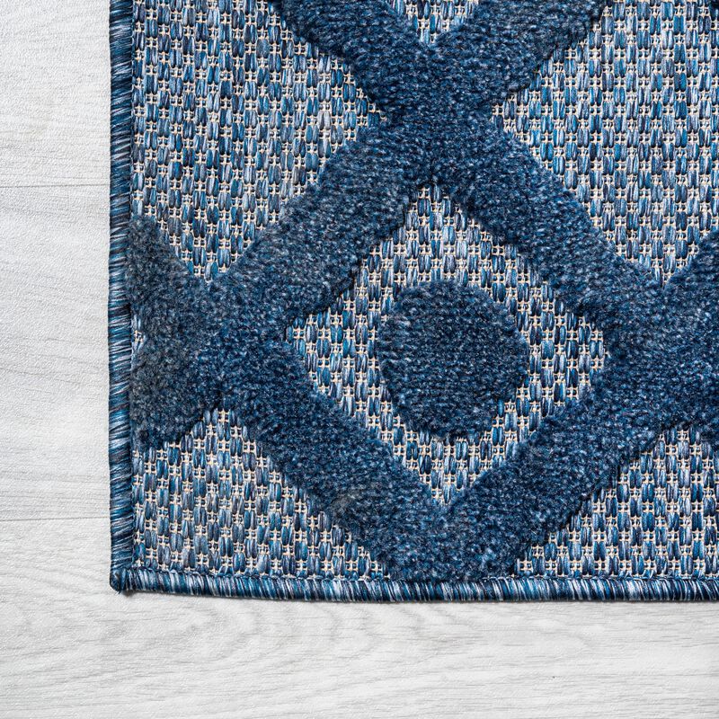 Peralta Moroccan Diamond Indoor/Outdoor Area Rug