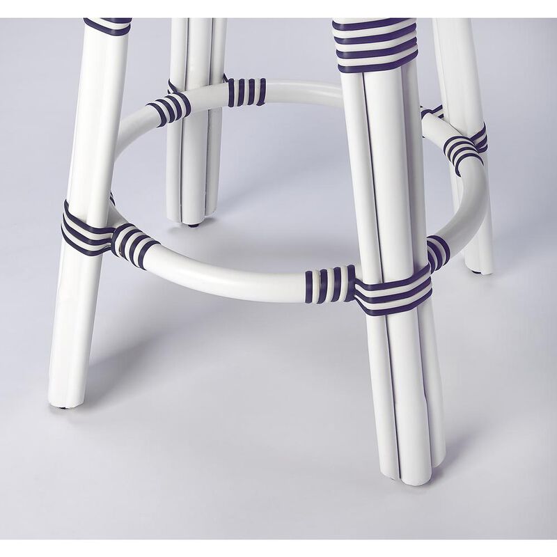 Belen Kox Rattan and Plastic Counter Stool, Belen Kox
