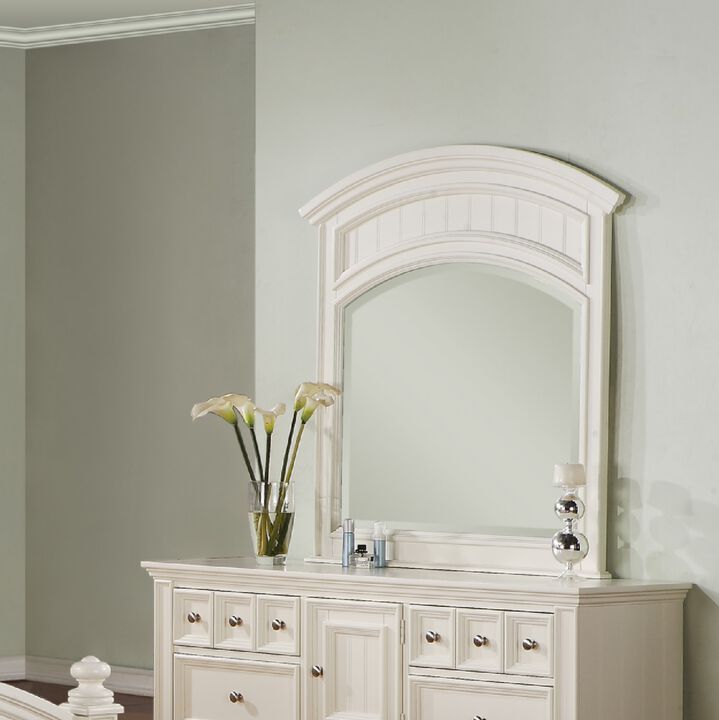 Cape Cod 46" Landscape Mirror in White