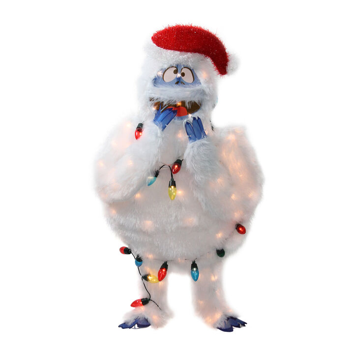 49" Pre-Lit Bumble Christmas Outdoor Decoration - Multi Lights