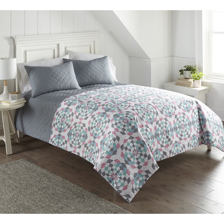 Seersucker 6-in-1 Quilt Set Americana Stripe