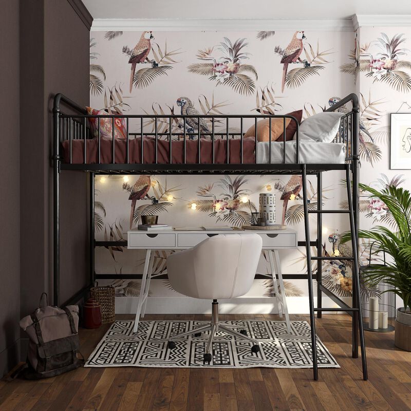 Atwater Living Kalvin Twin Metal Loft Bed