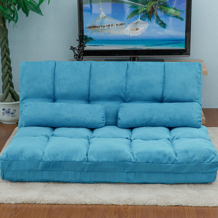 Merax Double Chaise Lounge Floor Sofa