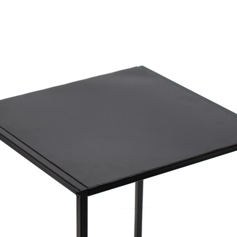 Table Appoint End Table Industrial Square Furniture