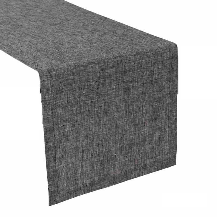 Solino Home 100% Pure Linen Table Runner | Athena for Thanksgiving, Christmas