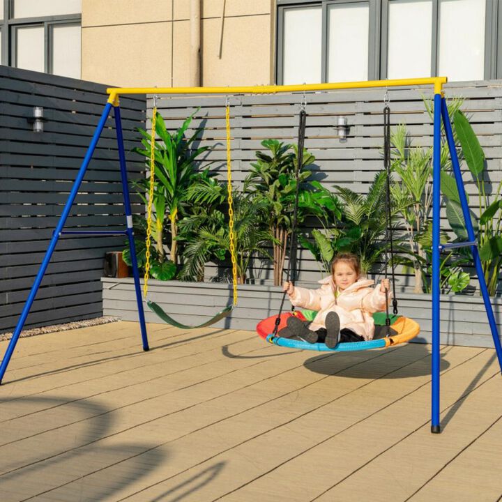 Hivvago 2-Pack Swing Set Swing Seat Replacement and Saucer Tree Swing (Without Stand)