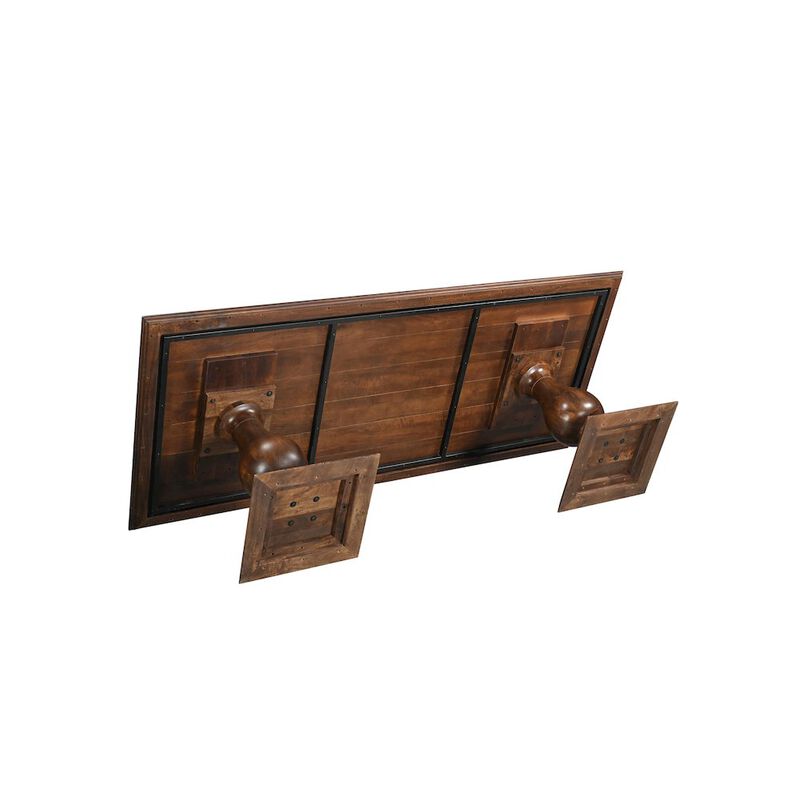 Taran Designs Adrien 75 Solid Wood Double Pedestal Dining Table