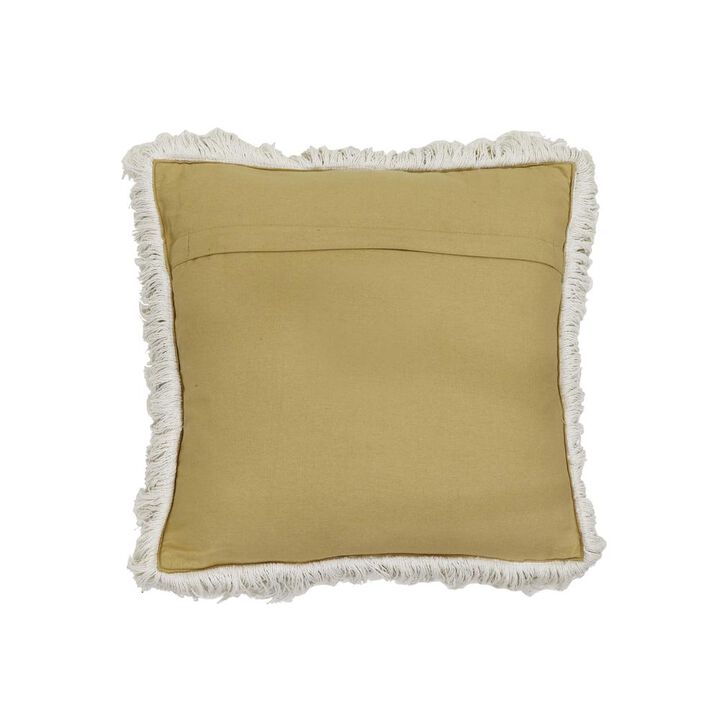 Belen Kox Natural Jute Square Accent Pillow, Belen Kox