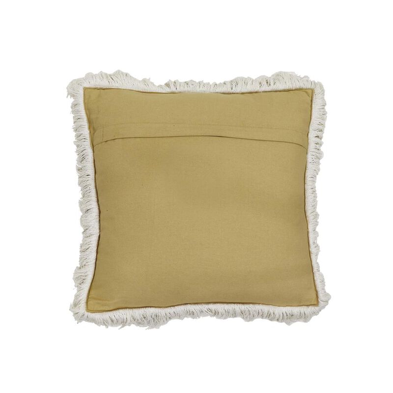 Belen Kox Natural Jute Square Accent Pillow, Belen Kox