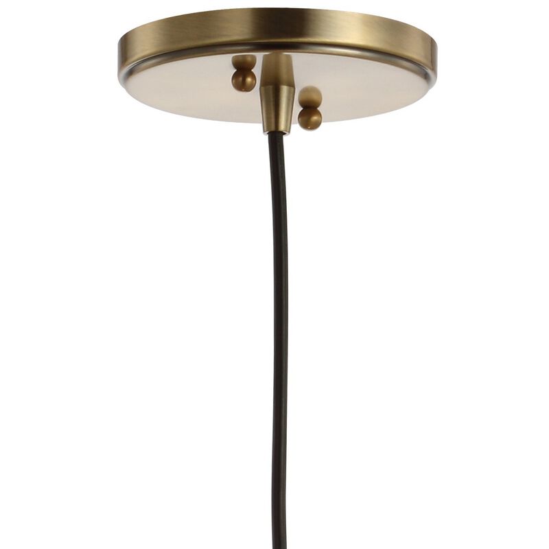 Goldwater Adjustable Drop Metal/Glass LED Pendant