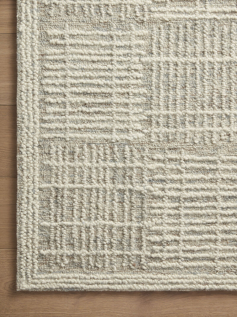 Tallulah TLL-02 Mist / Ivory 18" x 18" Sample Rug by