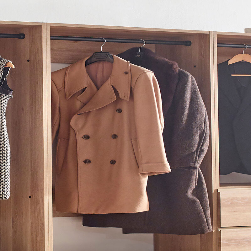 Prosper Oak Freestanding Walk in Wood Closet System