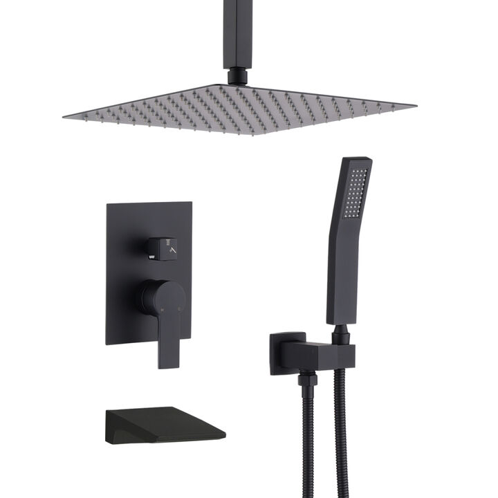 10 Inch Shower System With Rain Shower Faucet Sets