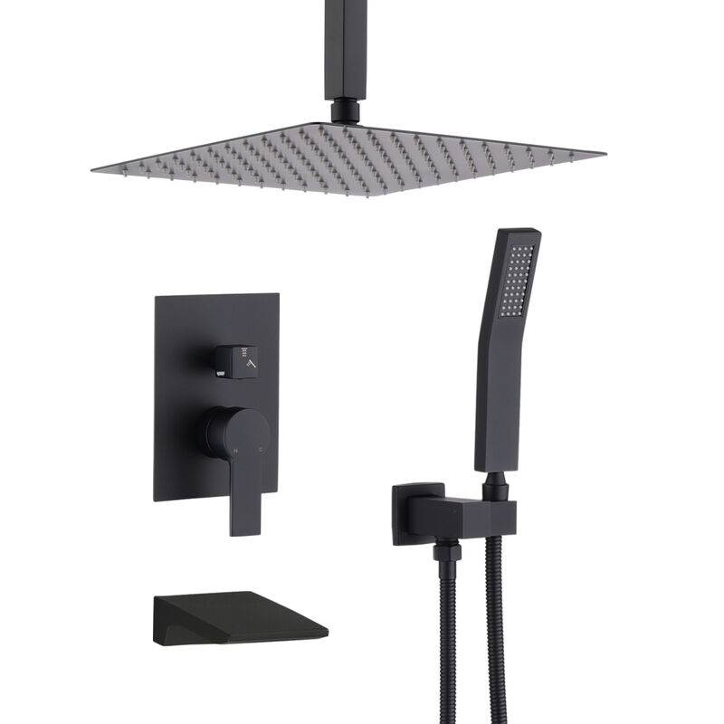 10 Inch Shower System With Rain Shower Faucet Sets