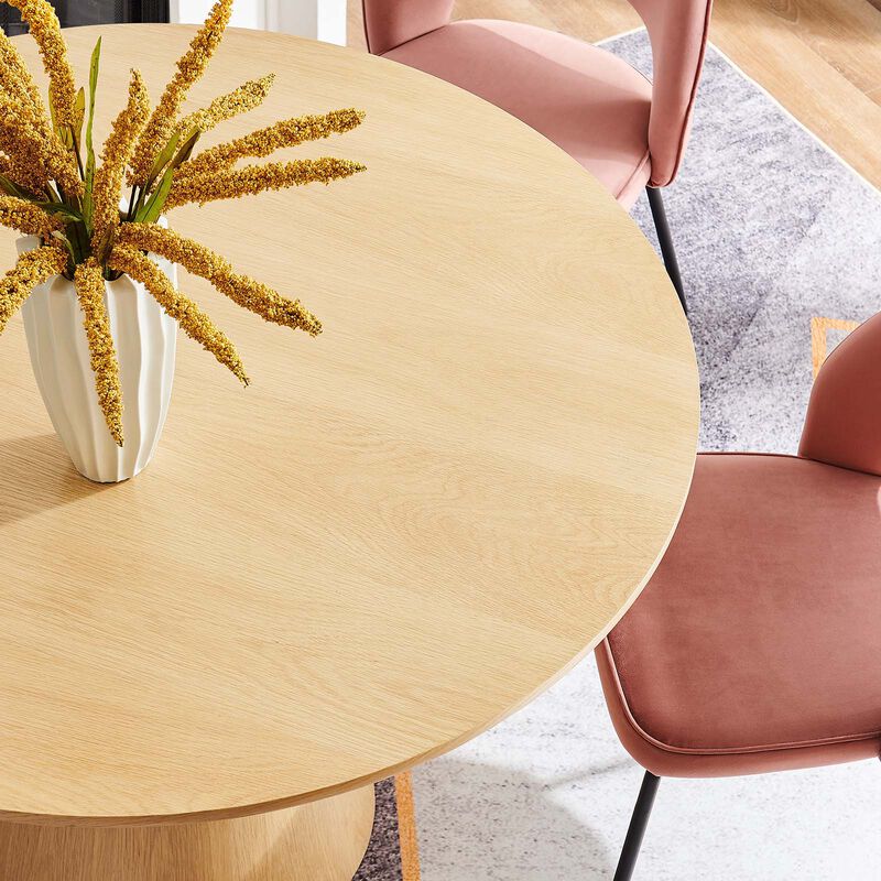 Modway - Provision 47" Round Dining Table Oak