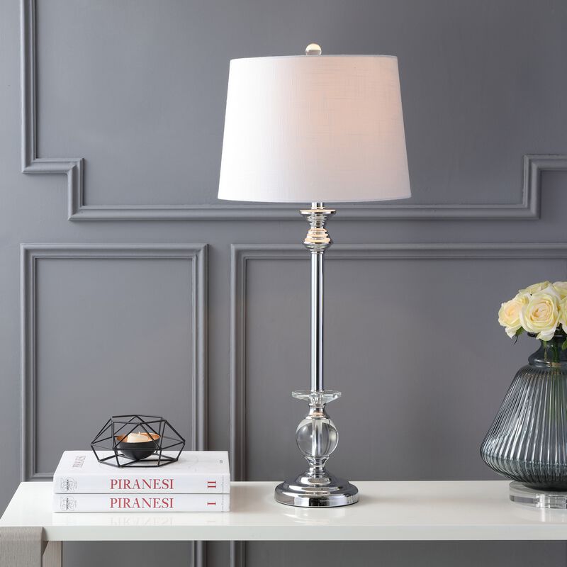 Elizabeth Crystal/Metal LED Table Lamp
