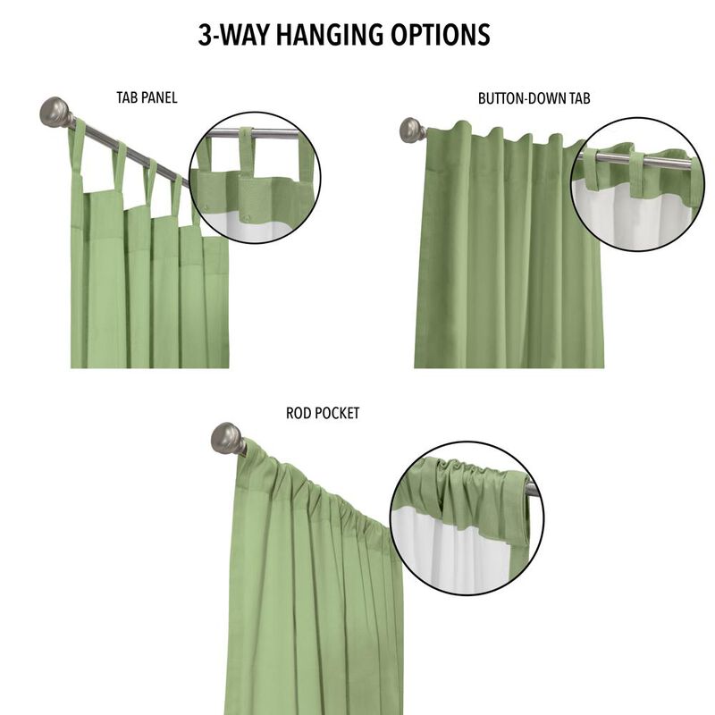 Thermalogic Weathermate Topsions Room Darkening Provides Daytime and Nighttime Privacy Curtain Panel Pair Each