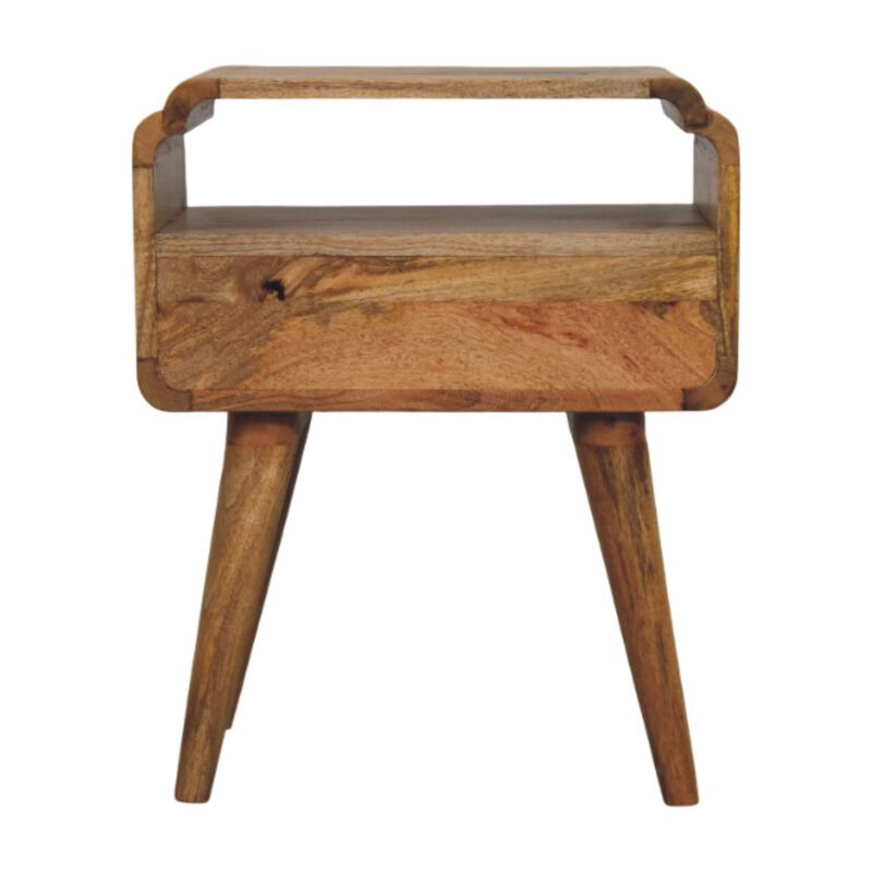 Artisan Furniture Solid Wood Newton Oak-ish Nightstand