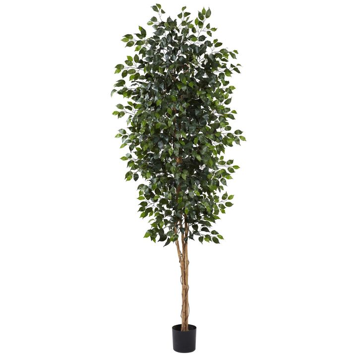 5' Artificial Ficus Tree in a Black Pot