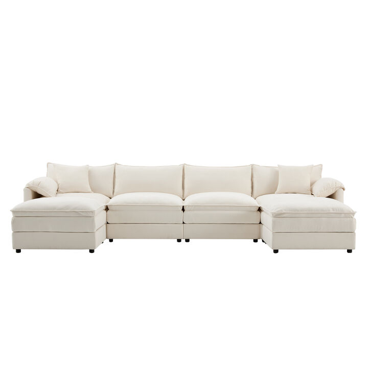 Merax Chenille Modular Sectional Sofa for Living Room