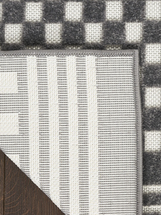 Care Free CAF02 Gray 7'10" x 9'10" Rug
