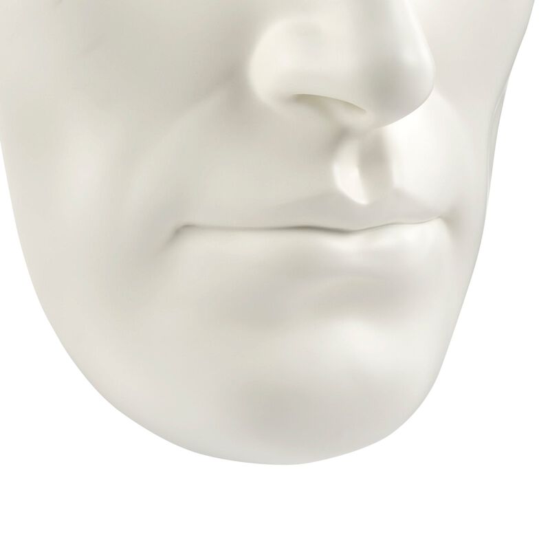 Sumerian Masculine Face Sculpture Resin Handmade