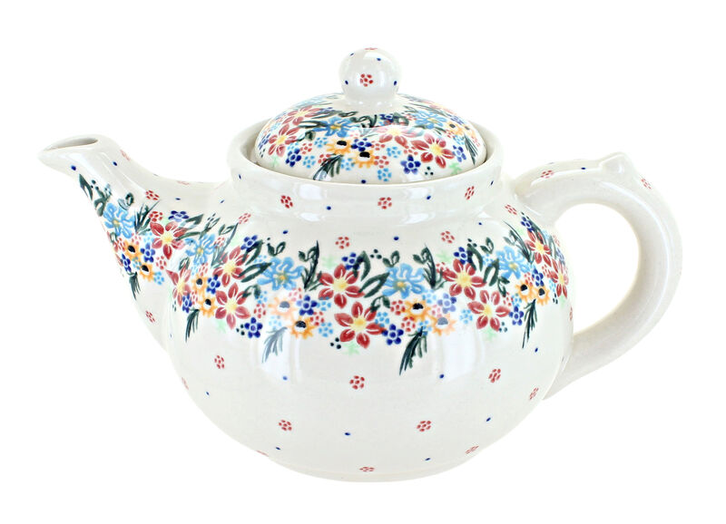 Blue Rose Polish Pottery Tara Teapot