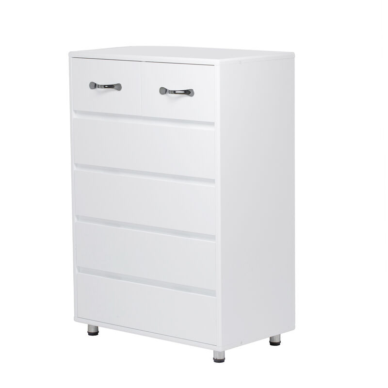 Six Drawer Side Table