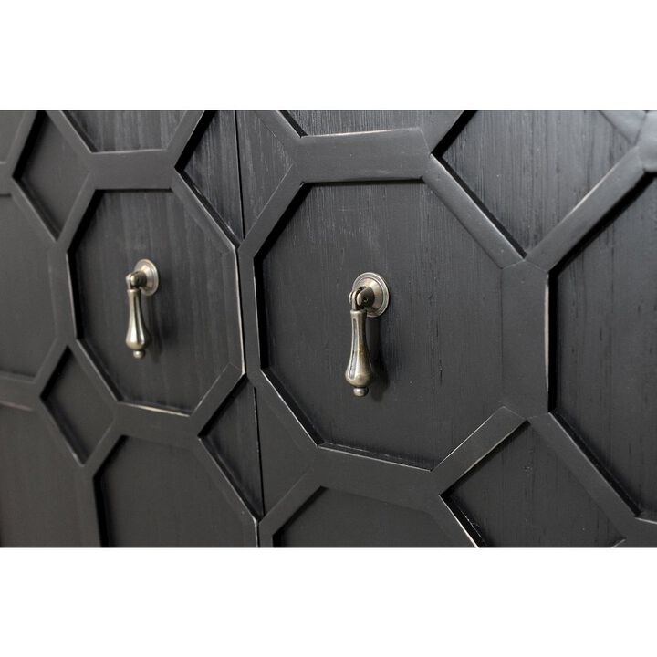 Alex Hamilton Samara 6-Door Sideboard - Black