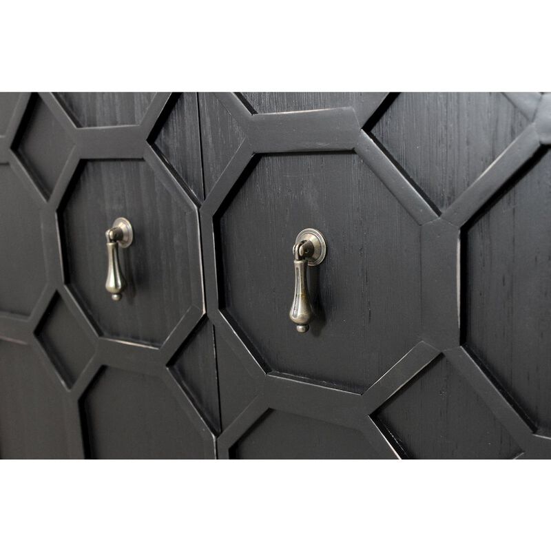 Alex Hamilton Samara 6-Door Sideboard - Black