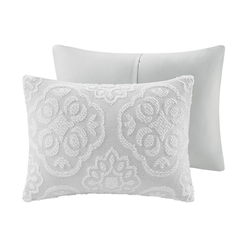 Gracie Mills Woodward Shabby Chic Tufted Medallion Comforter Set