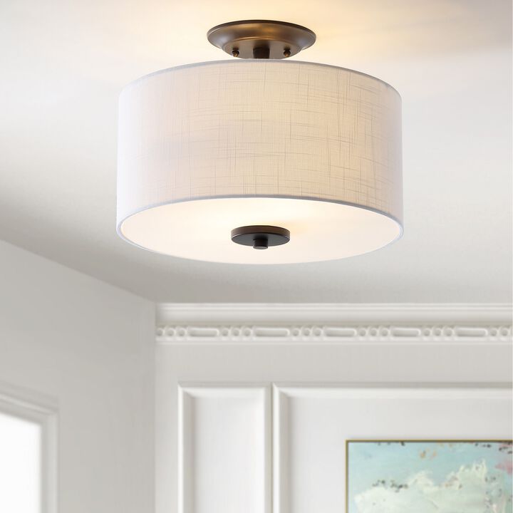 Marc Metal LED Semi Flush Mount