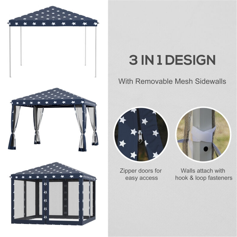 Easy Setup Pop Up Canopy Tent for Festivals and Celebrations