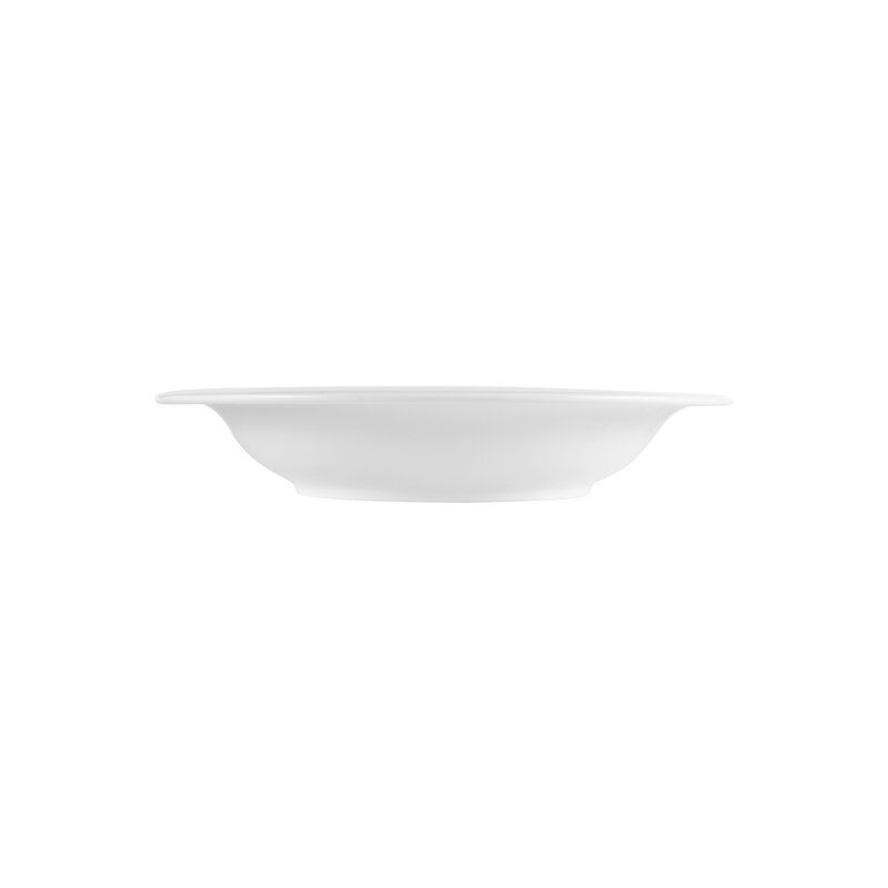 Porcelain X-tanbul dia.11.75" h:2" 37 oz. Round White Porcelain Bowl (Set of 2)
