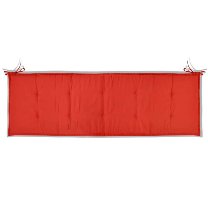 vidaXL Garden Bench Cushion Red 59.1"x19.7"x1.2"