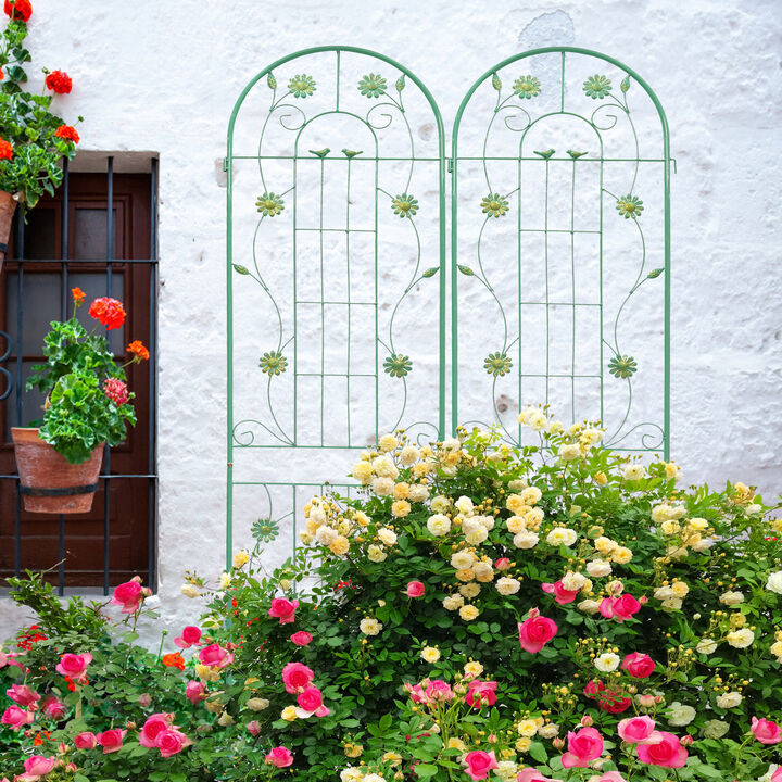 Streamdale Metal Garden Trellis for Climbing Plants-Flower Support
