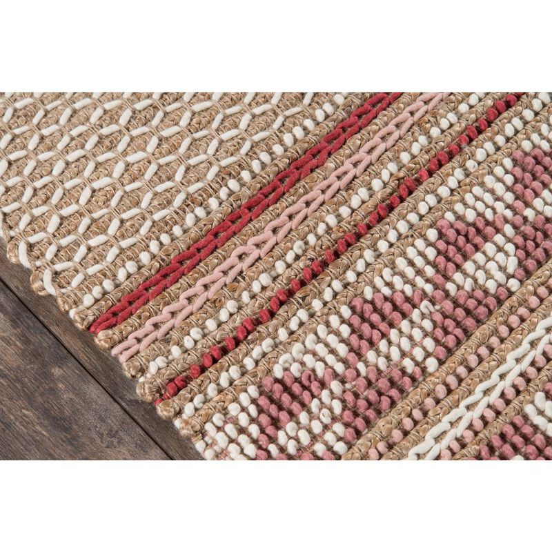 Momeni Transitional Rectangle Area Rug, Pink, 6' X 9'