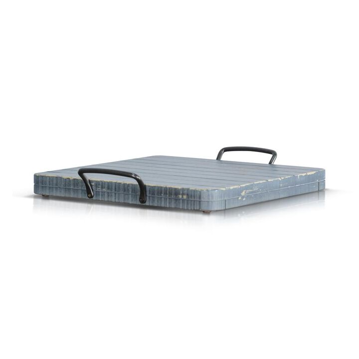 Sunny Designs Ocean Blue Ottoman Tray