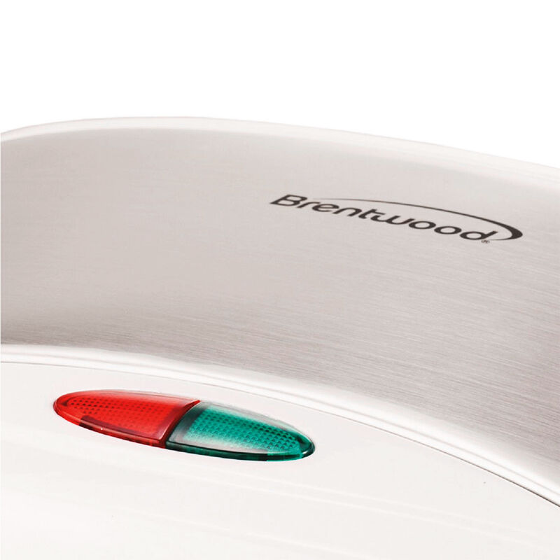 Brentwood Non Stick Panini Press and Sandwich Maker in White