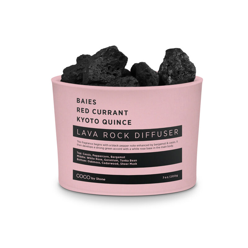 Lava Rock Diffuser - Baies, Red Currant, Kyoto Quince