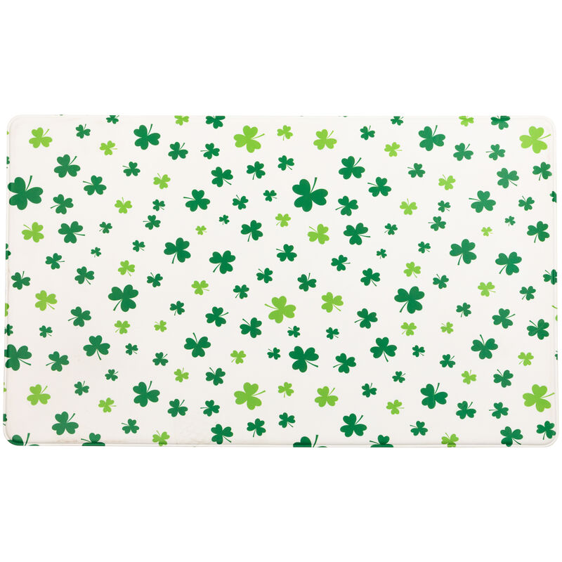 29.5" Shamrocks St. Patrick's Day Kitchen Comfort Mat