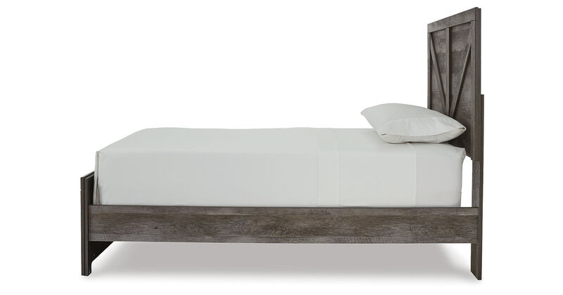 Twin Crossbuck Panel Bed