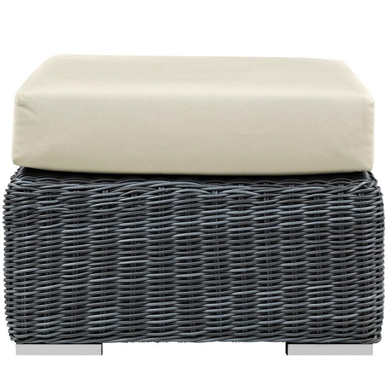 Modway Summon Outdoor Patio Sunbrella Ottoman