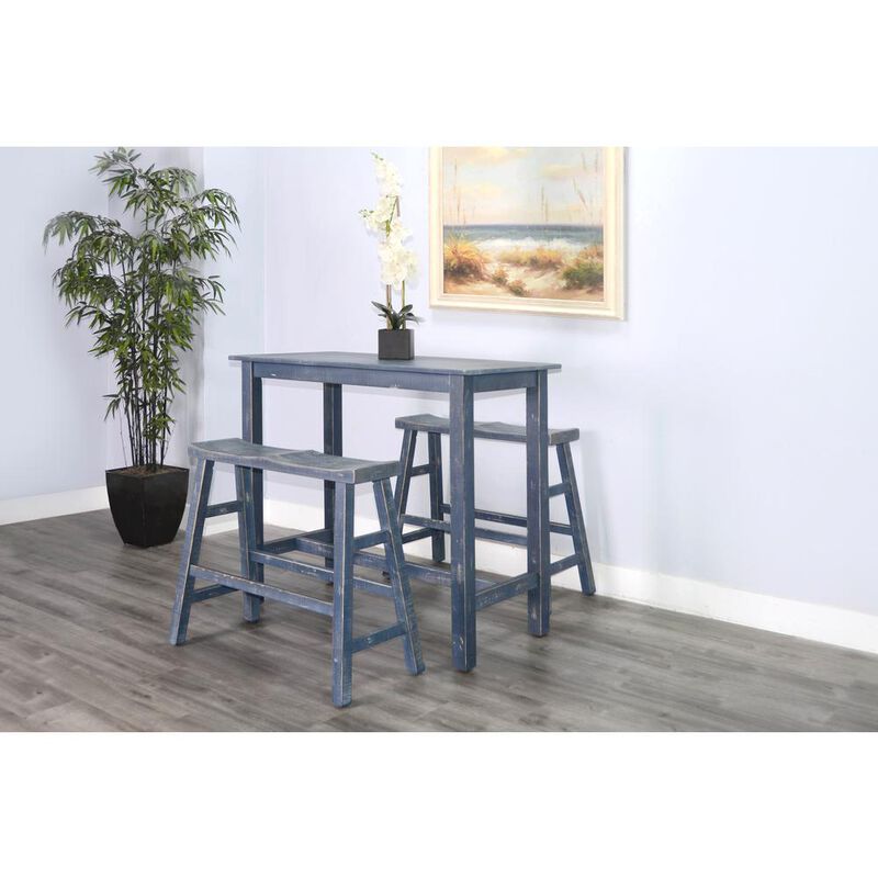 Sunny Designs Ocean Blue Pub Table
