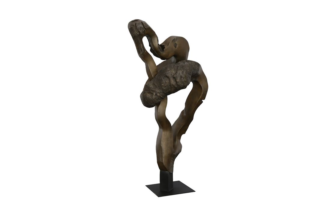 Cast Teak Root Sculpture