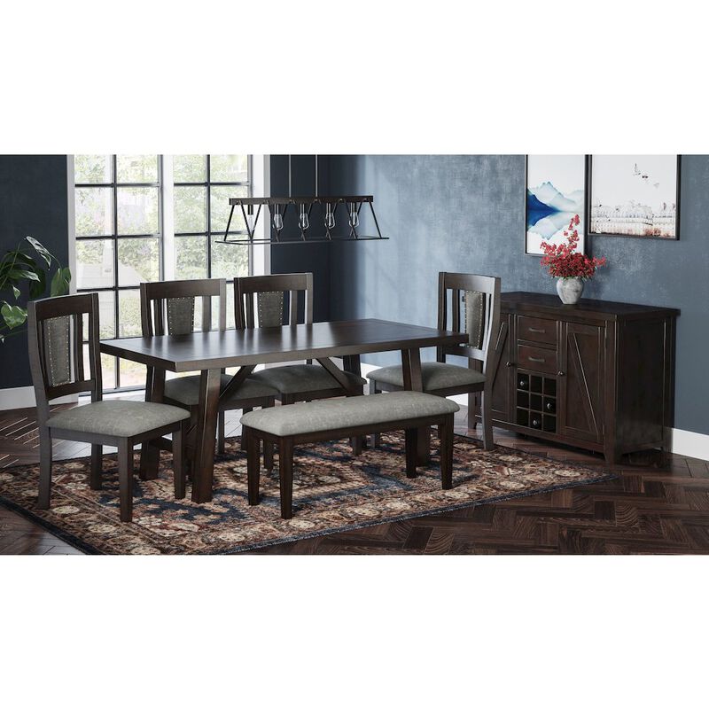 Jofran American Rustics Sideboard Buffet with Wine Rack